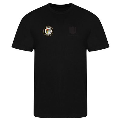 Alton FC Keep Attacking Emblem T-Shirt - Black/Black